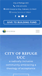 Mobile Screenshot of cityofrefugeucc.org