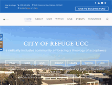 Tablet Screenshot of cityofrefugeucc.org
